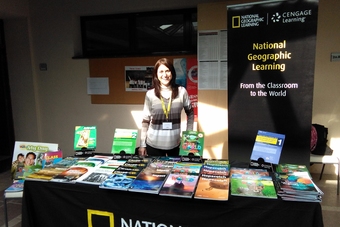 National Geographic stand
